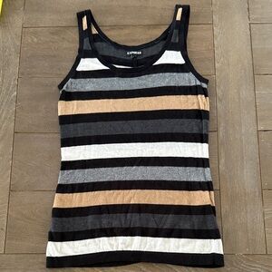 EUC Express Stripe Sweater Tank